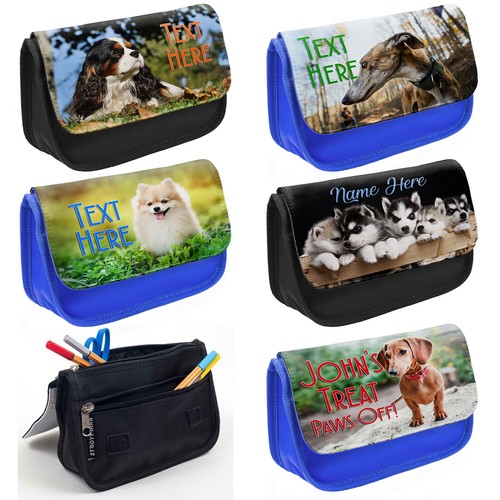 Personalised pencil case dog - pencil,