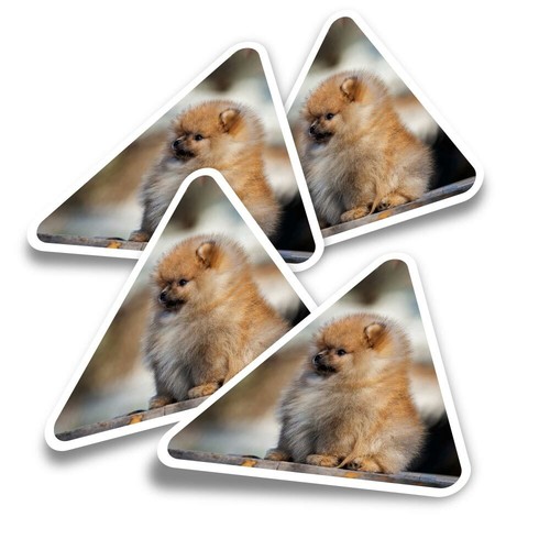 Triangle stickers fluffy - triangle,