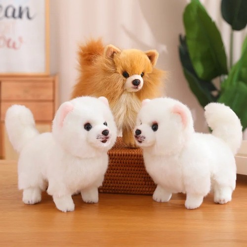 Cute pomeranian dog plush - cute,