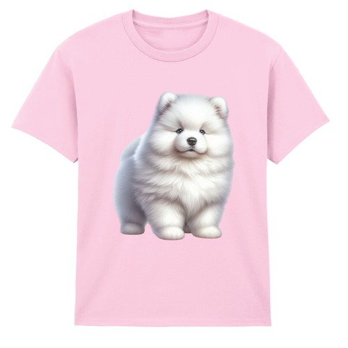 Cute white pomeranian puppy - white,