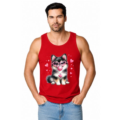 Cute pomeranian puppy mens - puppy,