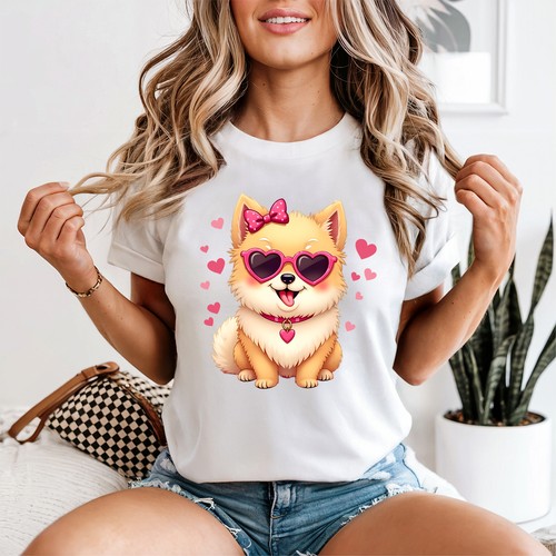 Cute pomeranian puppy wearing - pomeranian,