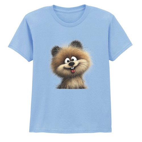 Cute cartoon pomeranian kids - cartoon,