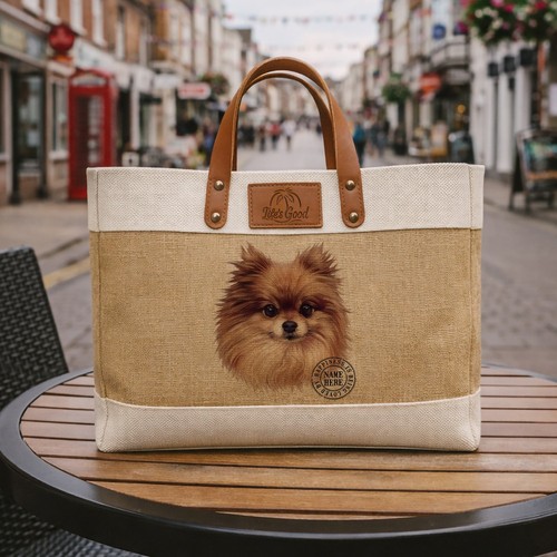 Pomeranian tote bag - tote,