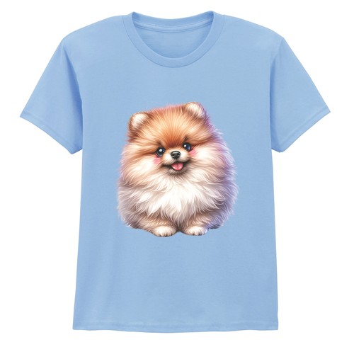 Fluffy pomeranian puppy dog - fluffy,